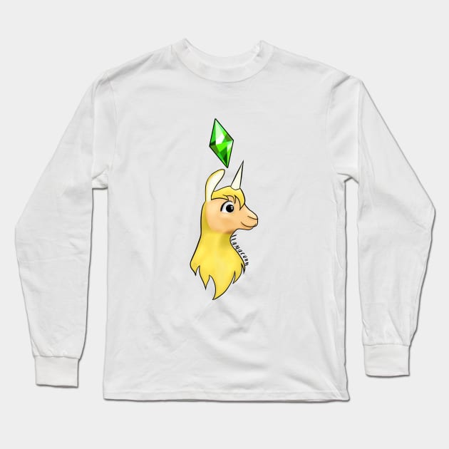 The Llamacorn Long Sleeve T-Shirt by ilustraelleg